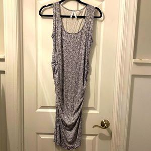 Seraphine Sleeveless midi maternity dress